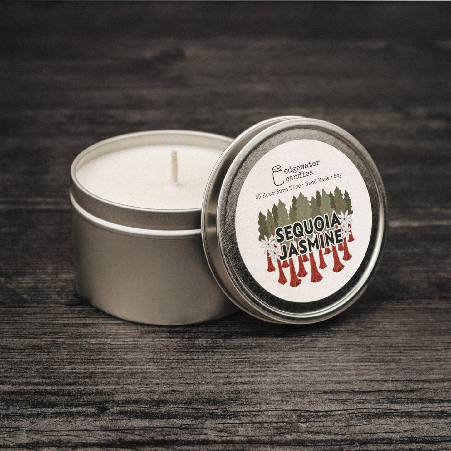 Sequoia Jasmine 8oz Travel Tin