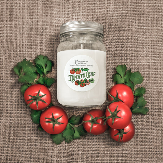 Tomato Leaf Jar Candle