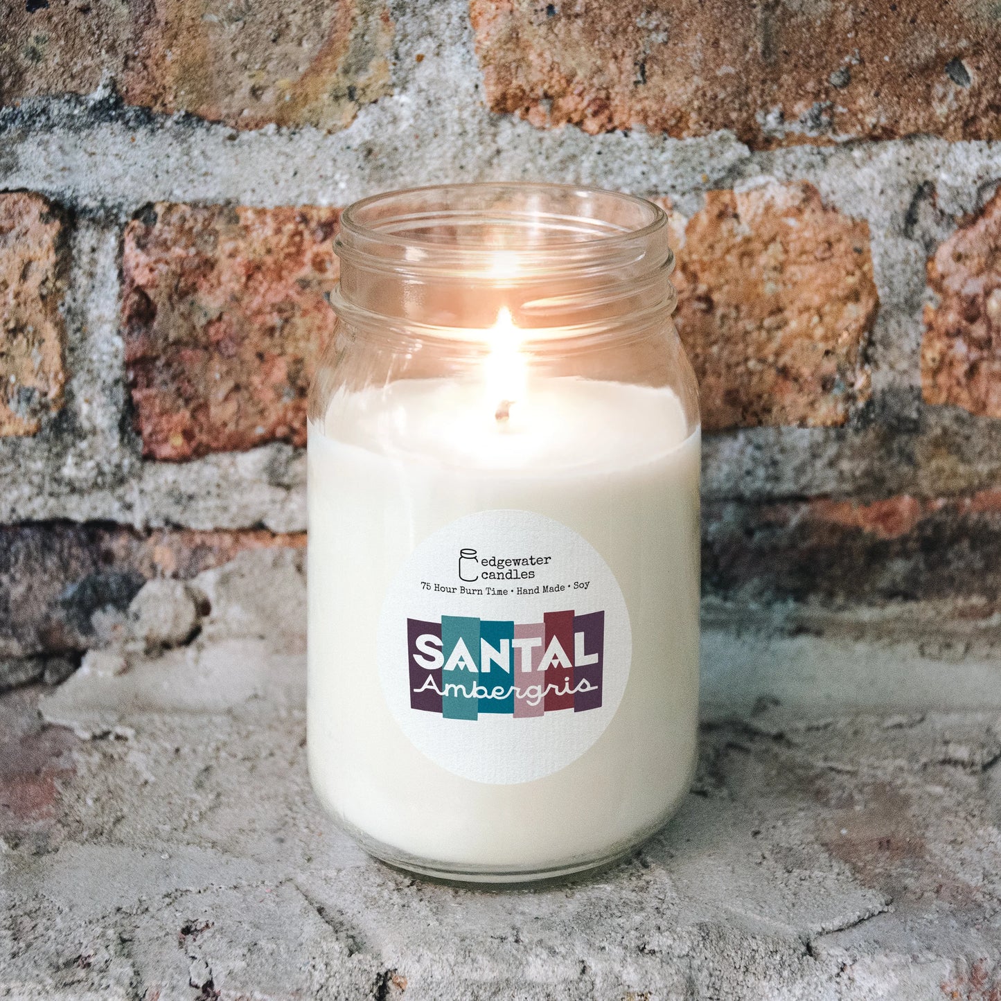 Santal Ambergris Jar Candle