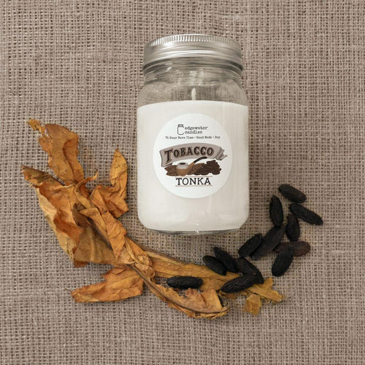 Tobacco Tonka Jar Candle