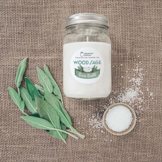 Wood Sage Sea Salt Jar Candle